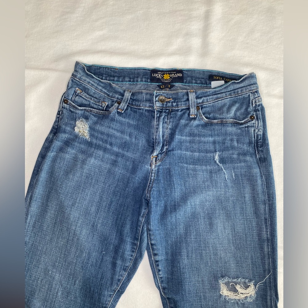 Lucky Brand Sofia Capri Jeans